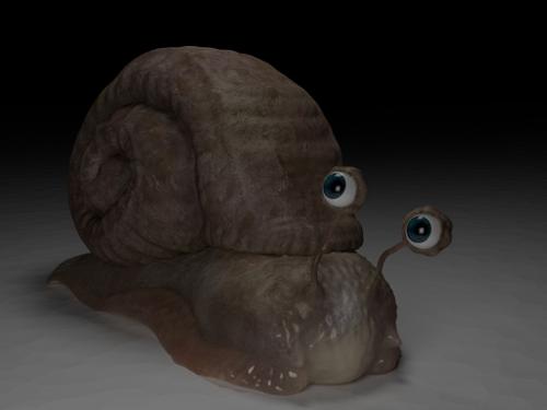 HighPoly Snail + Rig preview image